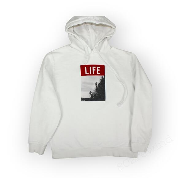Large (runs small) ZARA x LIFE Magazine Mountain Climbers Hike Hoodie - Picture 1 of 13